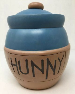 Vintage Winnie The Pooh Hunny Pot 1997 Walt Disney Collectors Honey Pot Only
