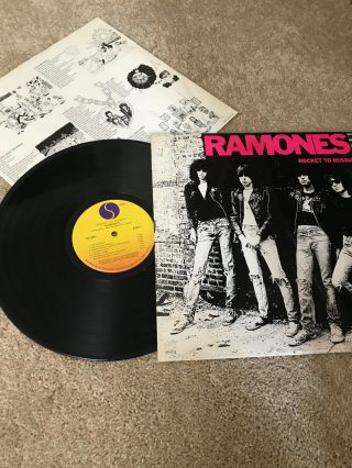 Ramones “Rocket To Russia”1977 Sire Records Lp 3