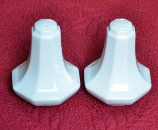 Johnson Brothers Heritage White Salt & Pepper Shakers Octagon Made In England 4 "