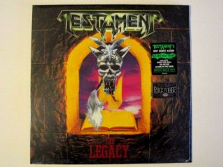 Testament The Legacy Lp 2017 Repress Green Vinyl Bay Area Thrash Metal