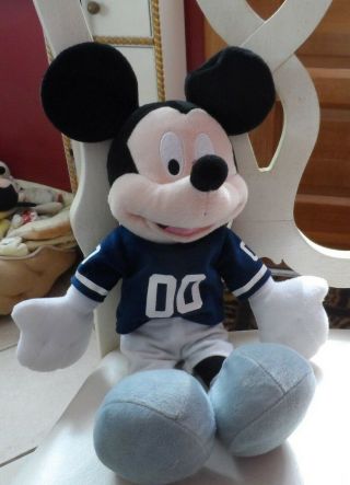 Disney Mickey Mouse 15 " Wearing A Penn State Jersey
