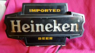 Vintage Heineken Beer Lighted Sign