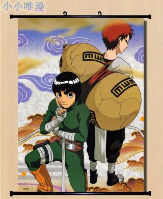 Japan Anime Naruto Rock Lee Home Decor Wall Scroll Decorate Poster 50x70cm Dd839