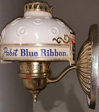 Vintage Pabst Blue Ribbon Beer Electric Wall Sconce Light Lamp,  Retro,  Rare