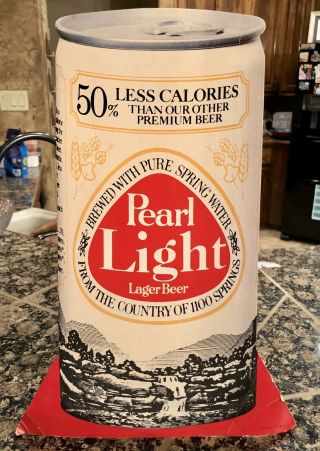 Pearl Light Beer Sign Texas Lone Star Shiner
