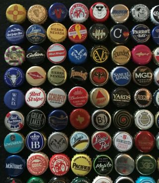 195 All Different Worldwide Beer Bottle Caps/Crowns - 2