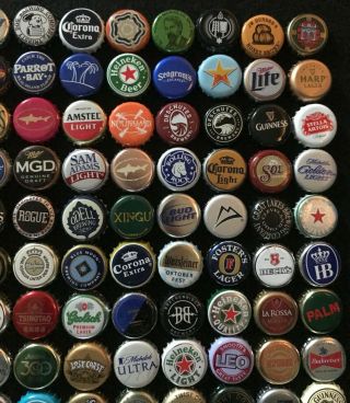 195 All Different Worldwide Beer Bottle Caps/Crowns - 3