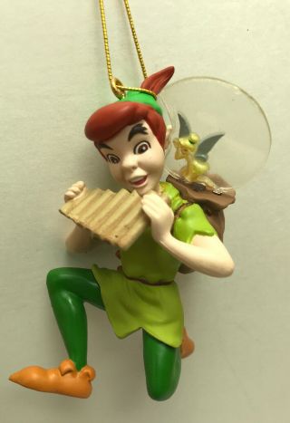 Disney Peter Pan And Tinkerbell 3.  5 " Ornament Christmas Holiday