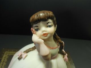 Vintage Holland Mold Handpainted Ceramic Dancing Girl Figurine 3