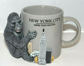 York City Empire State Building Skyline 3d King Kong Coffee Cup Mug