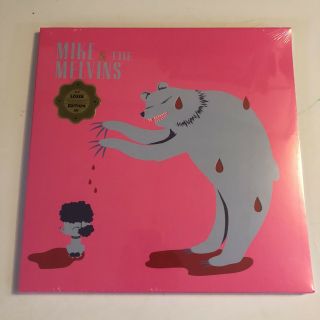 Mike And The Melvins “3 Men And A Baby” Loser Edition White Vinyl/alt.  Cover