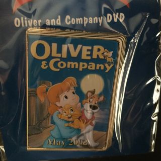 12 Months Of Magic Dvd Case Oliver And Company Disney Pin 11542