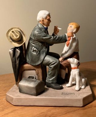 Norman Rockwell Museum The Country Doctor 1981 Figurine