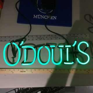 Odouls Neon Replacement Beer Sign Part Green
