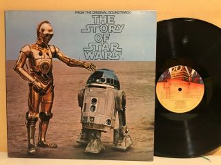 The Story Of Star Wars Lp 1977 20th Century Records T - 550 $4 Combined Ship Usa