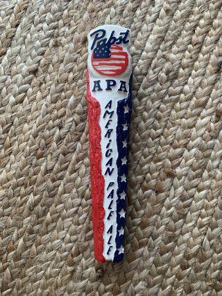 Pabst Blue Ribbon American Pale Ale Rare Tap Handle