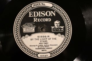 Edison 51556 Tennessee Happy Boys By The Light Of The Stars E