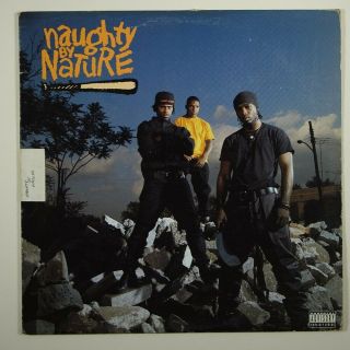 Naughty By Nature " S/t " Rap Hip Hop Lp Tommy Boy