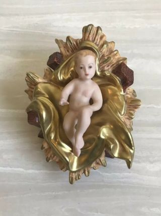The Vatican Nativity Baby Infant Jesus Franklin Porcelain