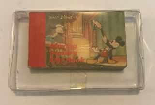 Walt Disneys Moving Picture Flip Book Mickey Mouse Donald Duck 1986