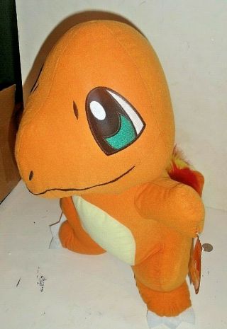 Pokemon Charmander Large 21 " Tall Plush 2015 With Tags Toy Factory Toy Dragon