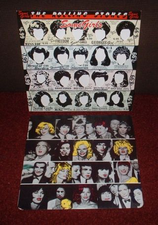 Rolling Stones Some Girls Lp 1978 R/s 1st Press Uncensored Cun 39108