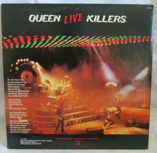 Queen - Lp - Live Killers - 70 ' s 80 ' s Rock Classic Pop Freddie Mercury 2 Lp Set 2