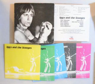 Punk 7 " 45 Box Set - Iggy And The Stooges - 5x7 " 1990 Revenge Green Wax Limited