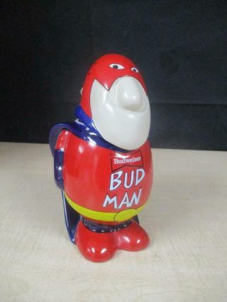 Vintage Budweiser Bud Man Ceramic Beer Stein By Ceramarte Brazil