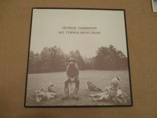 All Things Must Pass By George Harrison Vinyl 3lp 1970 Apple Stch 639 Nm - M/ex