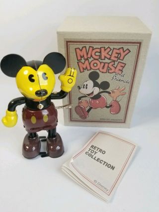 Schylling Retro Toys Mickey Mouse Tin Toy Wind Up