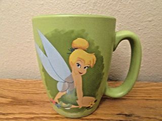 Disney Tinkerbell Mug Tink Disney Store Green Large Coffee Tea Cup Character