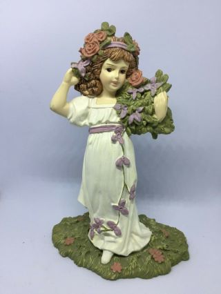 " Spring Bouquet " - Maud Humphrey Bogart Figurine By The Heirloom Tradition - H5598