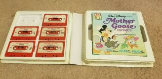 70s Walt Disney Storyteller Read Along Book And Tape Case Cassettes Dumbo Bambi