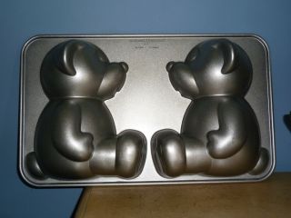 Build A Teddy Bear Non - Stick Cake Pan Mold Nordic Ware 3 - D Williams & Sonoma