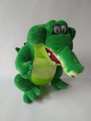 Disney Store Peter Pan Tick Tock Crocodile Croc Alligator Stuffed Animal Toy 14 "