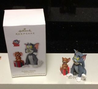 2012 Tom And Jerry Hallmark Keepsake Ornament Holiday Hijinks