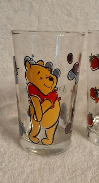Disney Winnie The Pooh Juice Glass Set Winnie,  Piglet And Eeyore