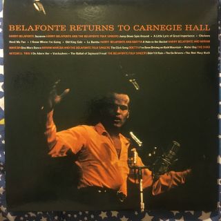 BELAFONTE Returns to Carnegie Hall 2 - LP RCA Living Stereo 1960 - NM 2