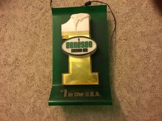 Vintage Light Up “genesee Cream Ale 1 In The U.  S.  A.  ” Sign