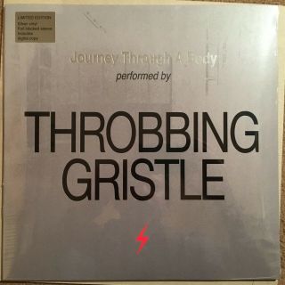 Throbbing Gristle " Journey Through A Body " Lp Limited Silver Vinyl