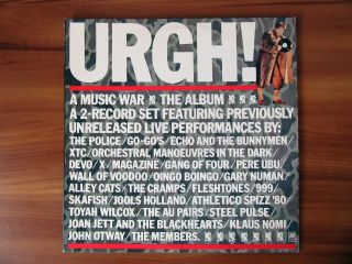 Urgh - A Music War (1981) Vinyl Record Lp (2 - Record Set) Used/good