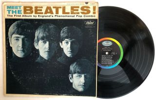 Meet The Beatles - 1964 Us Mono 1 Bmi Credit Labels Capitol T - 2047 Vg,