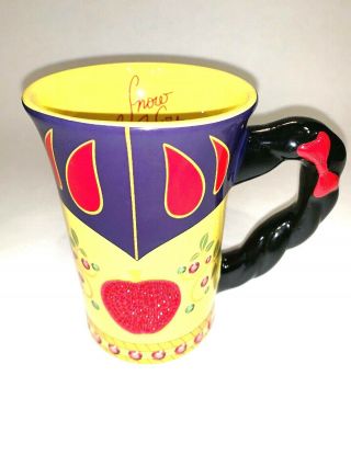 Disney Parks Snow White Signature Deluxe Dress Red Heart Apple Coffee Cup Mug