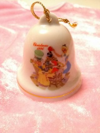 Grolier Collectibles Disney Christmas Bell Ornament Alice In Wonderland 1996