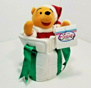 Disney Christmas Winnie The Pooh Tree Topper W / Tag