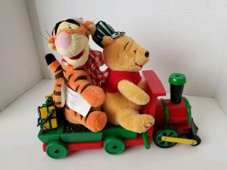 Gemmy Winnie The Pooh And Tigger Christmas Train Holiday Decor Toy Disney
