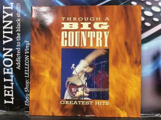Big Country Through A.  Greatest Hits Lp Album Vinyl 846022 A1/b1 Rock 80’s