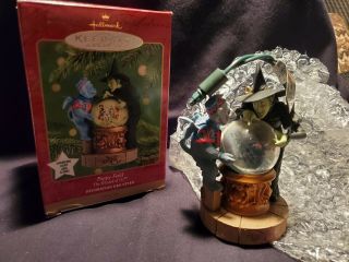 Hallmark Ornament Poppy Field The Wizard Of Oz Changing Light And Scenes 2001