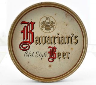 Antique Vintage Bavarian Brewing Co Beer Tray Old Advertising